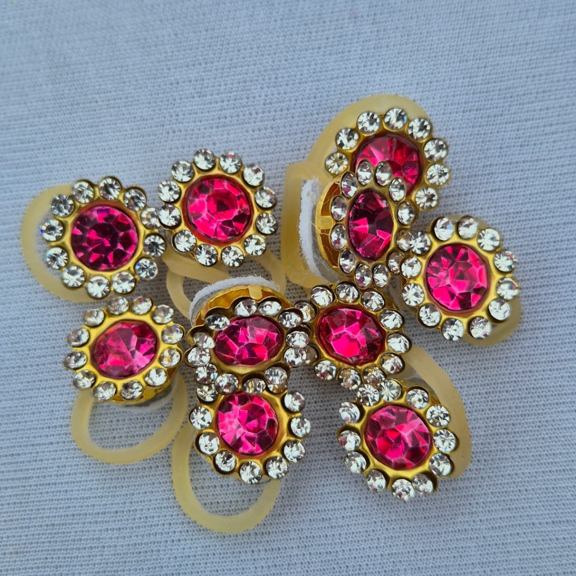 Laços e Joinhas de Penteado Pet Vinho - Imagem 3