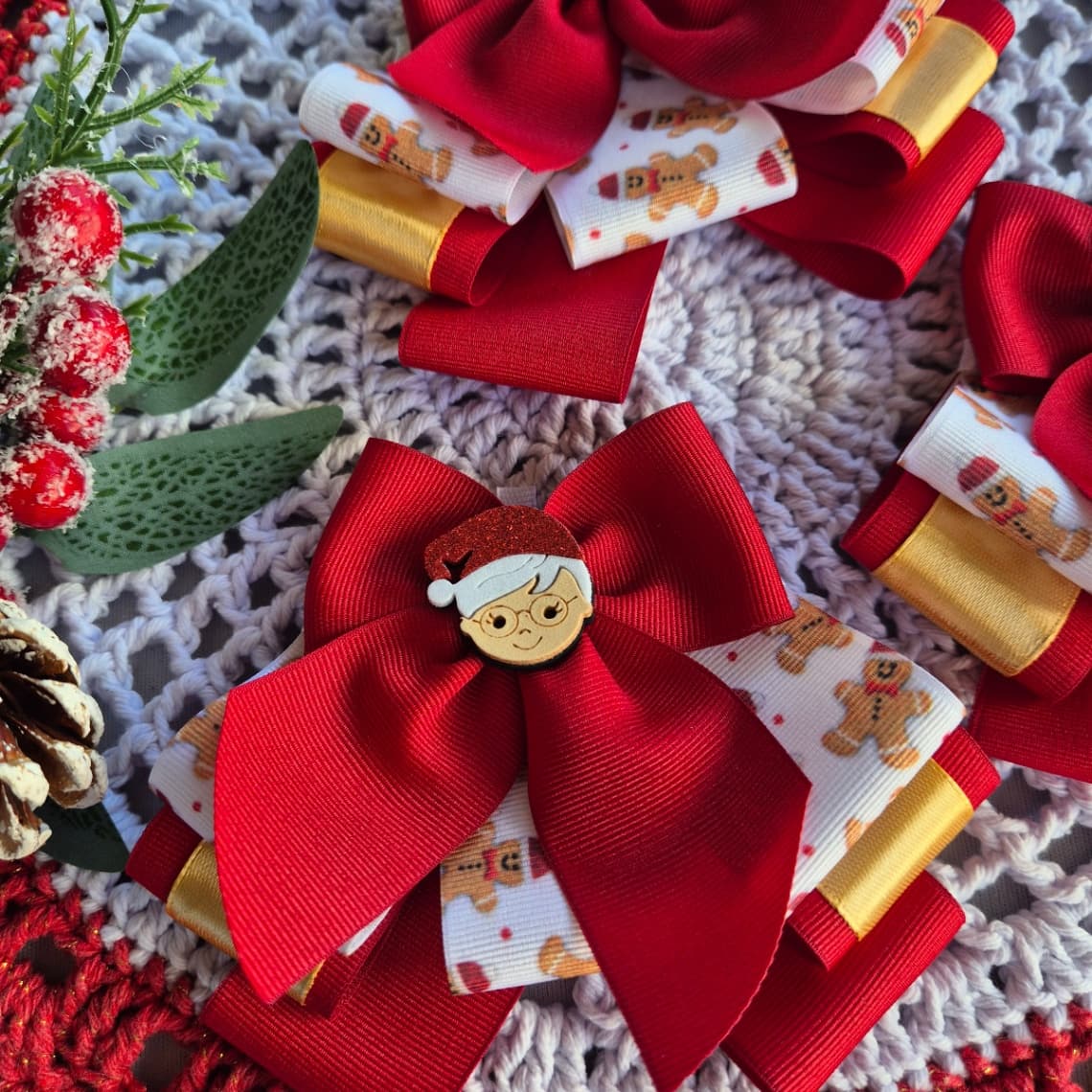 Colarinho Pet Natal Mamãe Noel - Imagem 1