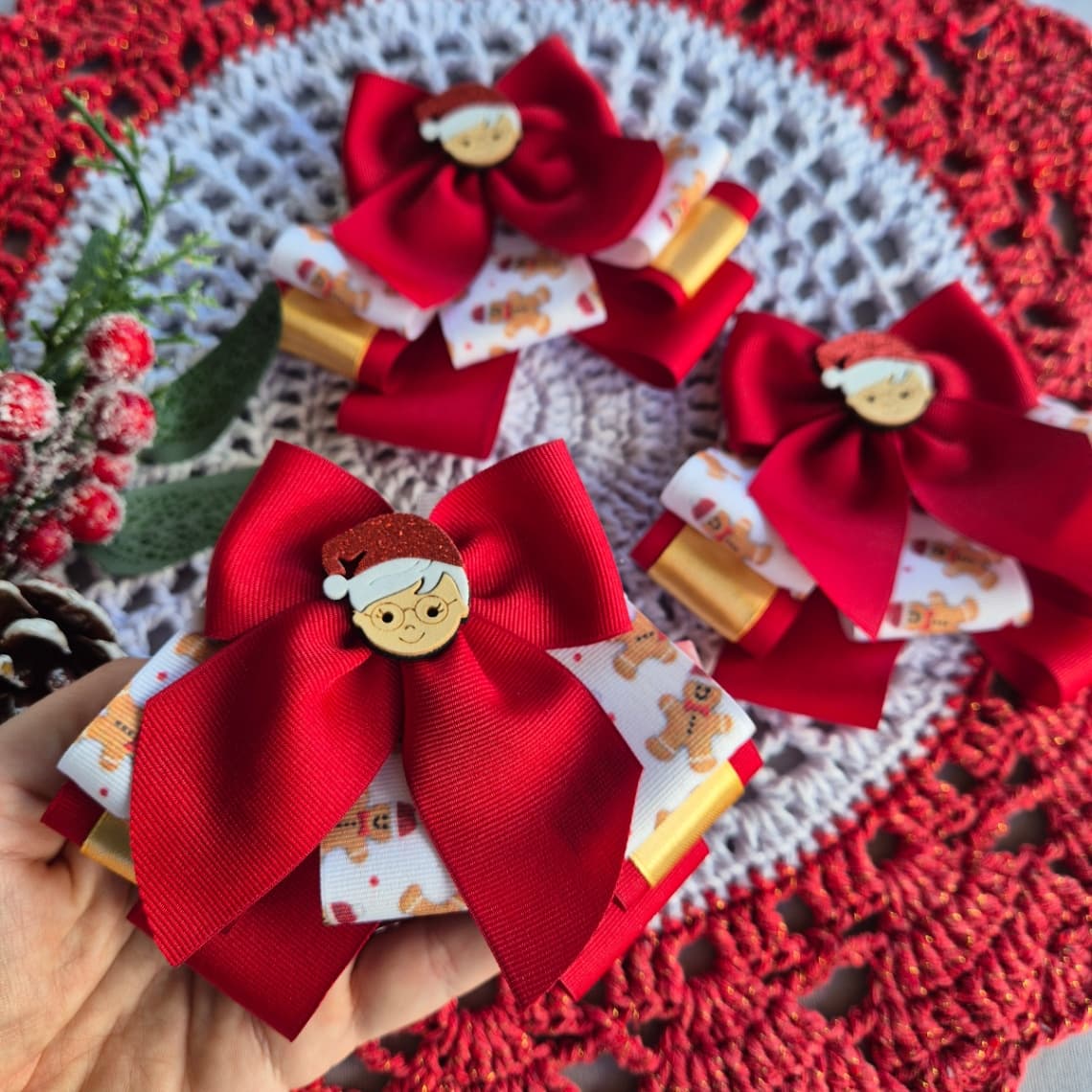 Colarinho Pet Natal Mamãe Noel - Imagem 2