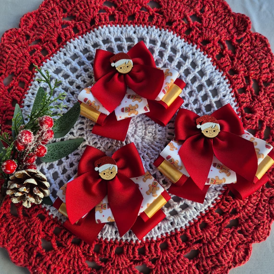 Colarinho Pet Natal Mamãe Noel - Imagem 3