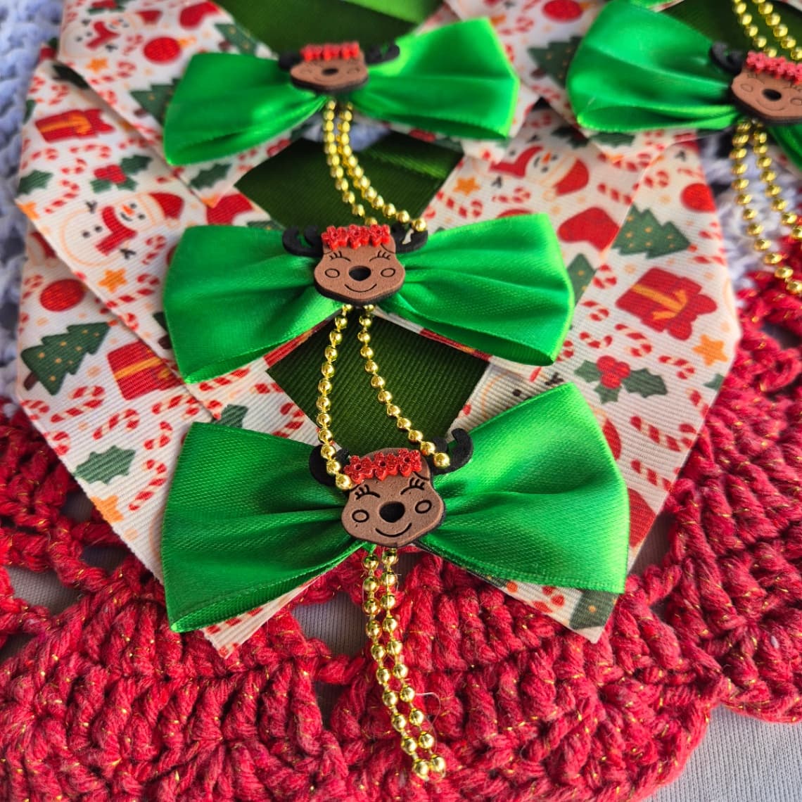 Colarinho Pet Natal Rena - Imagem 2